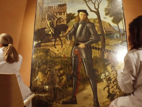 Restaurar una obra maestra, a la vista de todos