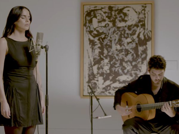 Ángeles Toledano: "Soleá" en la exposición "Warhol, Pollock y otros espacios americanos"