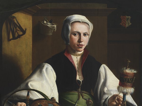 Una obra a fondo: Retrato de una dama hilando