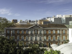 Imagen difusión de fachada del Palacio de Villahermosa (Museo Thyssen-Bornemisza, Madrid)
