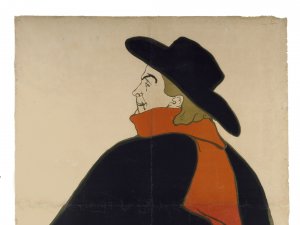 Aristide Bruant dans son cabaret. Henri de Toulouse-Lautrec
