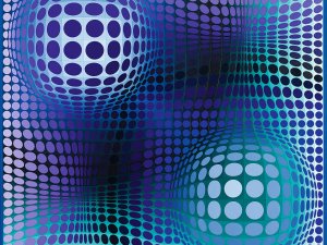 "Feny", Victor Vasarely. El nacimiento del Op Art. Museo Nacional Thyssen-Bornemisza