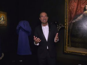 Montaje expositivo "Balenciaga y la pintura española"