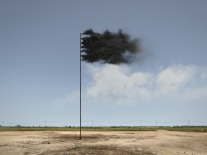 John Gerrard. Western Flag (Spindletop, Texas) 2017