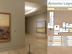 Dos obras realistas de la exposición "Antonio López"