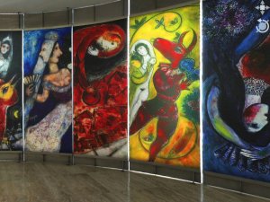 Curva de las exposiciones temporales con la exposición "Chagall"