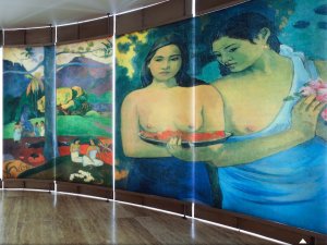 Curva de las exposiciones temporales con "Gauguin y el viaje a lo exótico"