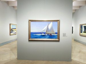 Varias obras de la exposición "Hopper"