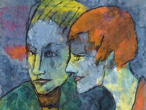Emil Nolde. Joven pareja