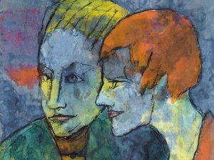 Emil Nolde. Young couple