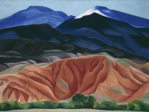 Paisaje de Black Mesa, Nuevo México. Desde la casa de Marie II, Georgia O'Keeffe 