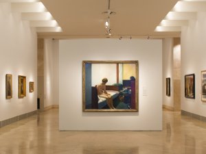 Salas de la exposición Arte americano en la Colección Thyssen