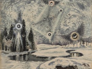 Orión en invierno. Charles Ephraim Burchfield