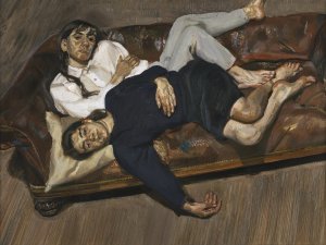 Lucian Freud. Bella y Esther