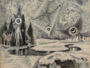 Orión en invierno. Charles Ephraim Burchfield