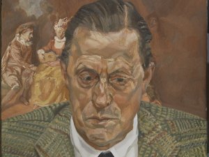 Retrato de hombre (Barón H. H. Thyssen-Bornemisza). Lucian Freud