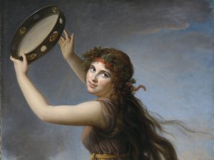 Louise-Elisabeth Vigée-Le Brun. Lady Hamilton como una bacante