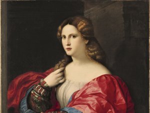 Retrato de una mujer joven llamada "La Bella". Palma EL VIEJO (Jacopo Negretti)