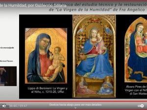 Restauración de La Virgen de la Humildad de Fra Angelico, jornada de conferencias