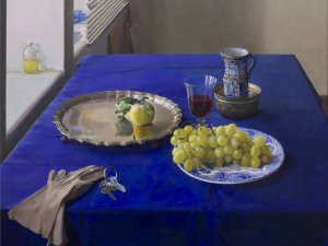 Isabel Quintanilla, La mesa azul