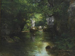 El arroyo Brème. Gustave Courbet