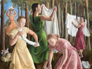 Rosario de Velasco. Lavanderas, 1934