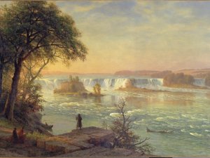 The Falls of St. Anthony. Las cataratas de San Antonio, c. 1880-1887
