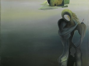 Gradiva descubre las ruinas antropomorfas (Fantasía retrospectiva). Salvador Dalí