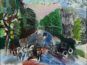 Raoul Dufy. En el Bois de Boulogne