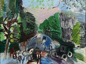 Raoul Dufy. In the Bois de Boulogne
