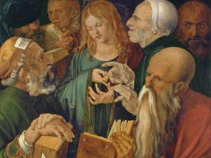 Jesús entre los doctores. Alberto  Durero
