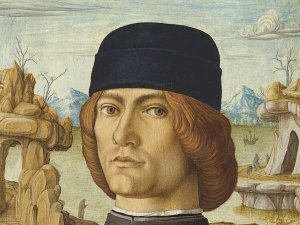 Retrato de un hombre con una sortija. Francesco del Cossa