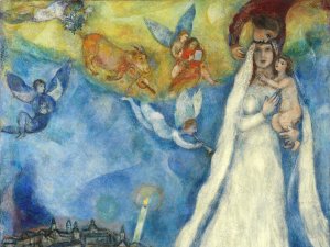 La Virgen de la aldea. Marc (Moses Shagal) Chagall