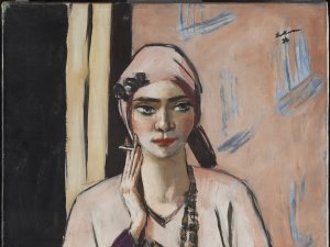 Quappi con suéter rosa. Max Beckmann