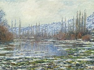 El deshielo en Vétheuil. Claude Monet