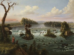Falls of Saint Anthony, Upper Mississippi. Las cataratas de San Antonio, Alto Mississippi, 1847