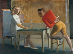 La partida de naipes. Balthus (Balthazar Klossowski de Rola)