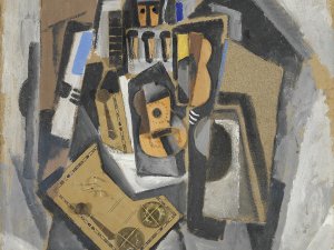 Pierrot with a Guitar. Pierrot con guitarra, c. 1923