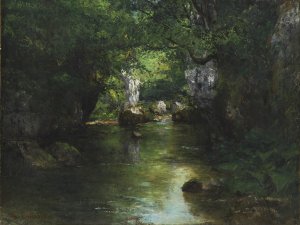 El arroyo Brème. Gustave Courbet