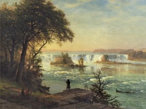 Las cataratas de San Antonio. Albert Bierstadt