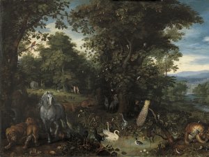 El Jardín del Edén. Jan (Brueghel de Velours) Brueghel i