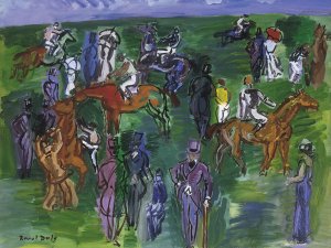 En las carreras. Raoul Dufy