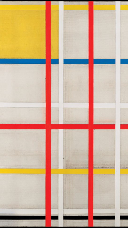 Nueva York, 3 (inacabado). Piet Mondrian
