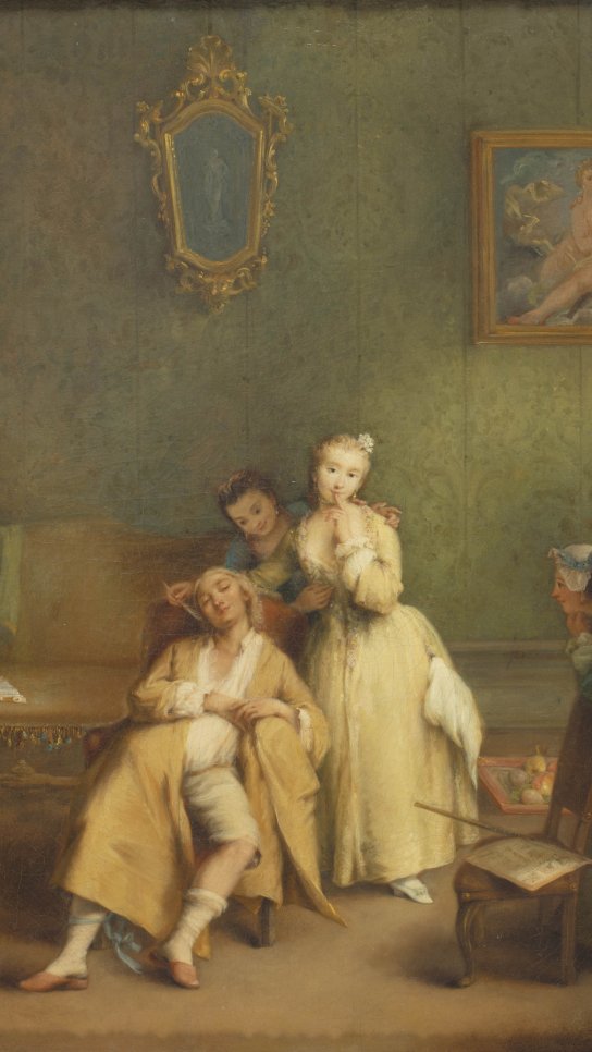 Las cosquillas. Pietro (Pietro Falca) Longhi