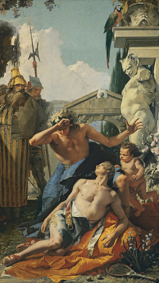 La muerte de Jacinto. Giambattista Tiepolo