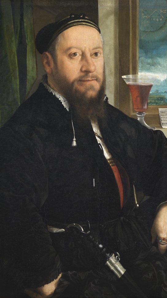 Retrato de Matthäus Schwarz. Christoph Amberger
