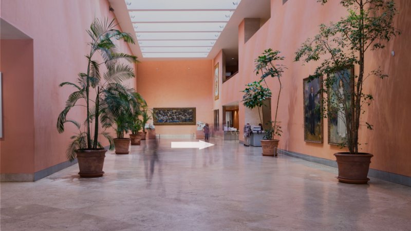 Hall central del Museo Nacional Thyssen-Bornemisza