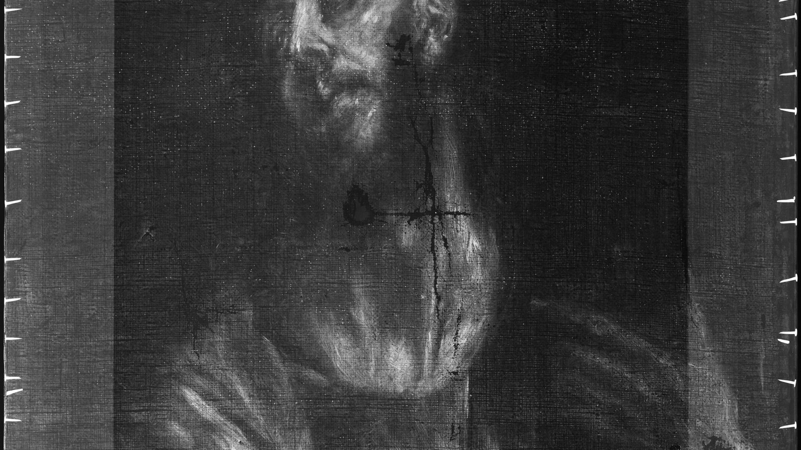 Radiografía de la obra “Cristo abrazando la cruz” c.1587‐1596, de El Greco