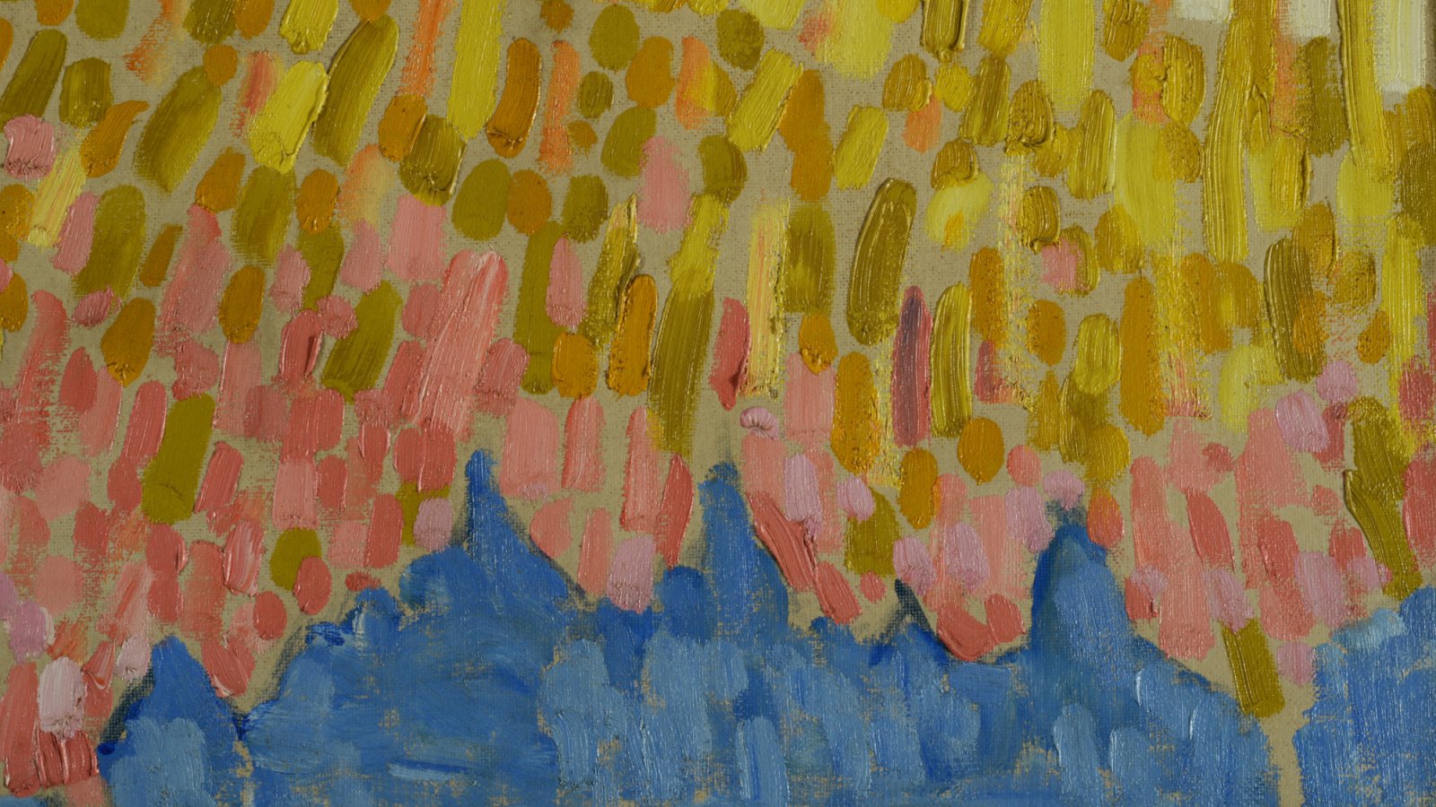 Detalle en imagen rasante de la obra de Derain "El puente de Waterloo"