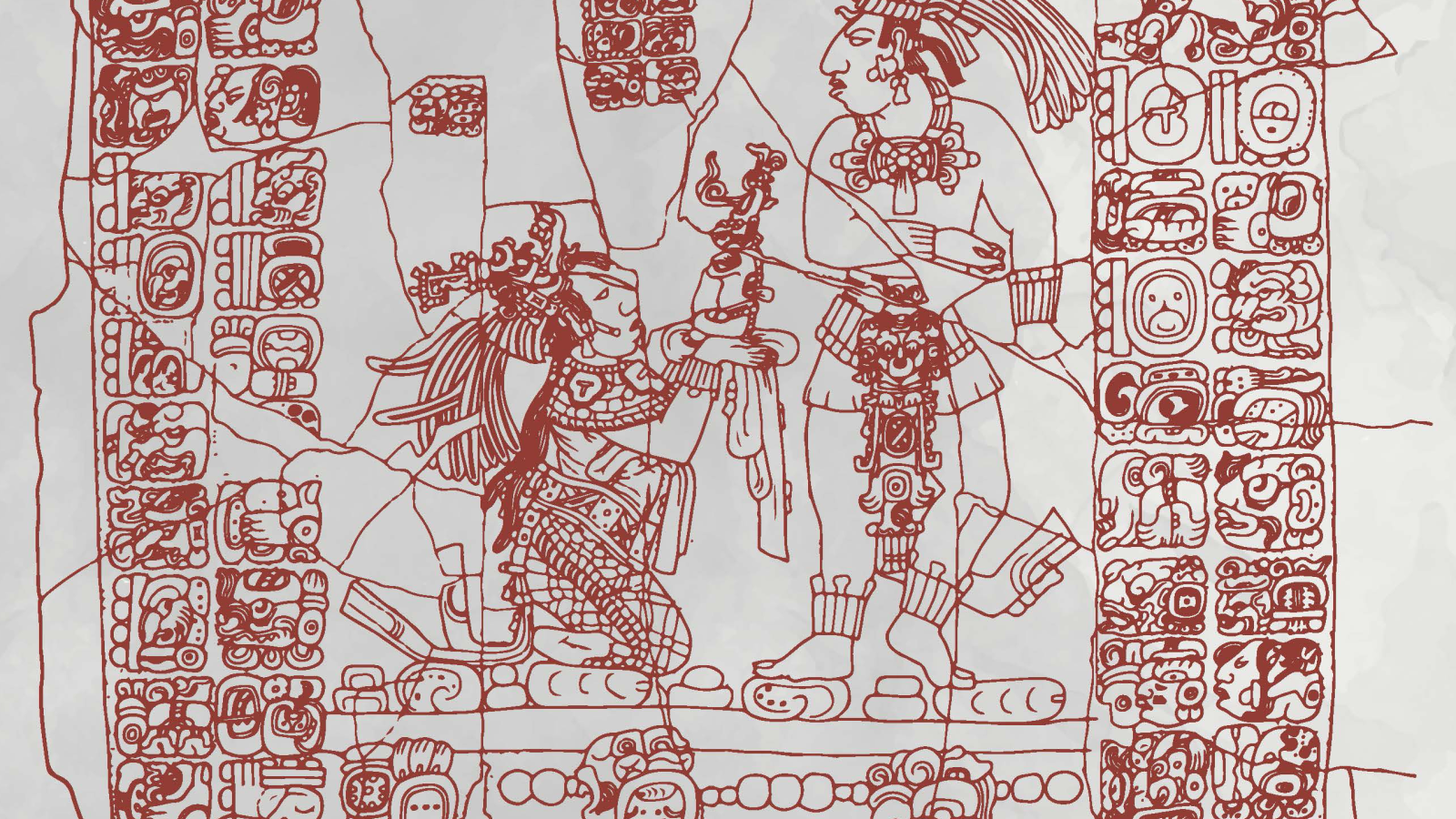 Ilustración Tablero del templo XIV Ilustración Tablero del templo XIV